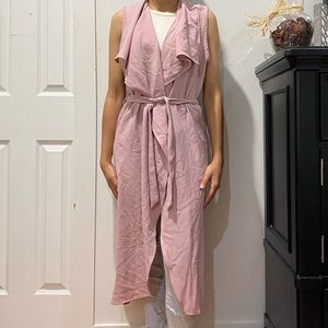 A cute pink cardigan